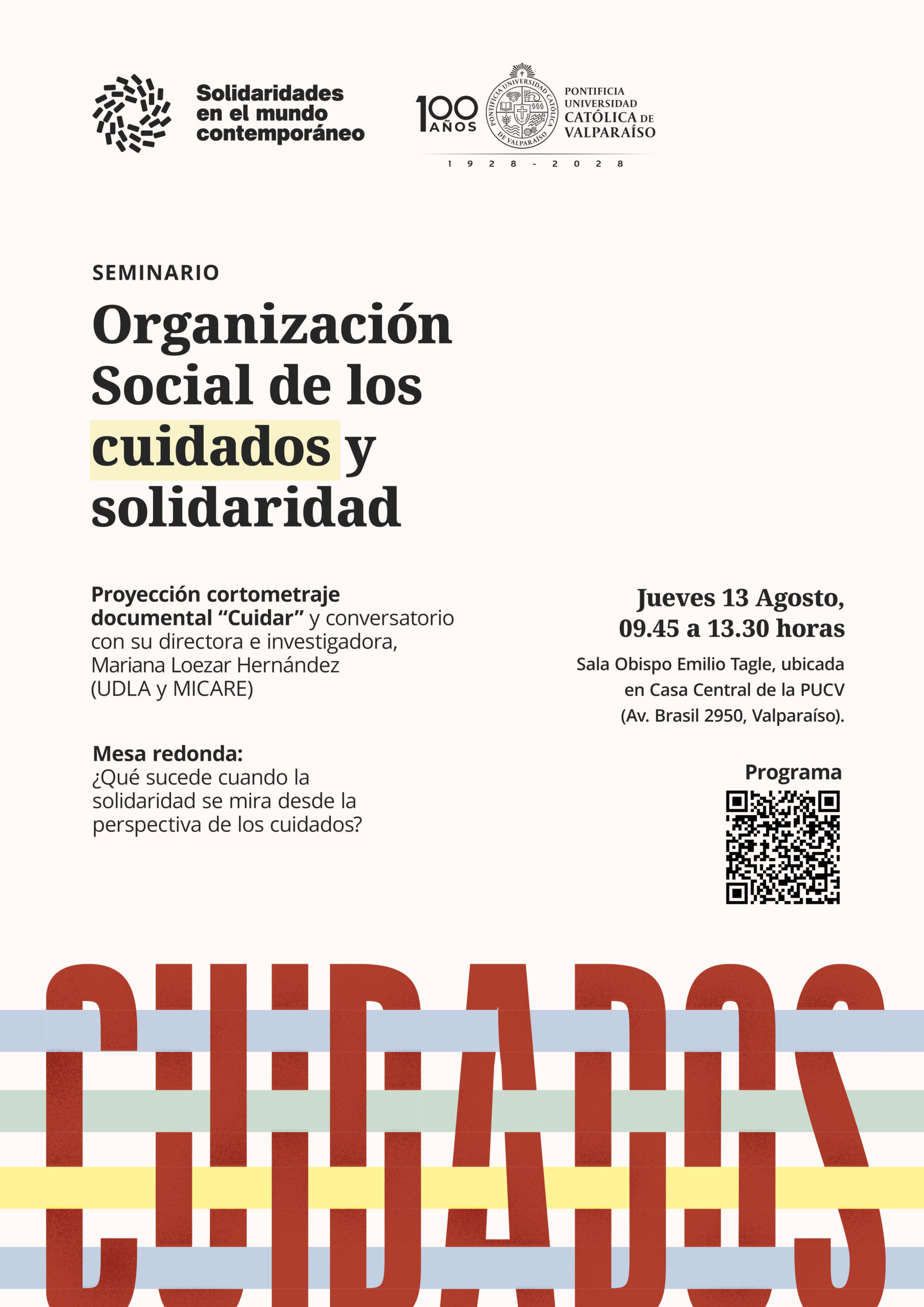 Seminario “Organización social de los cuidados y solidaridad”
